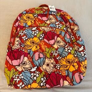 NEW NWT Vera Bradley Essential Backpack Extra Large Midday Garden